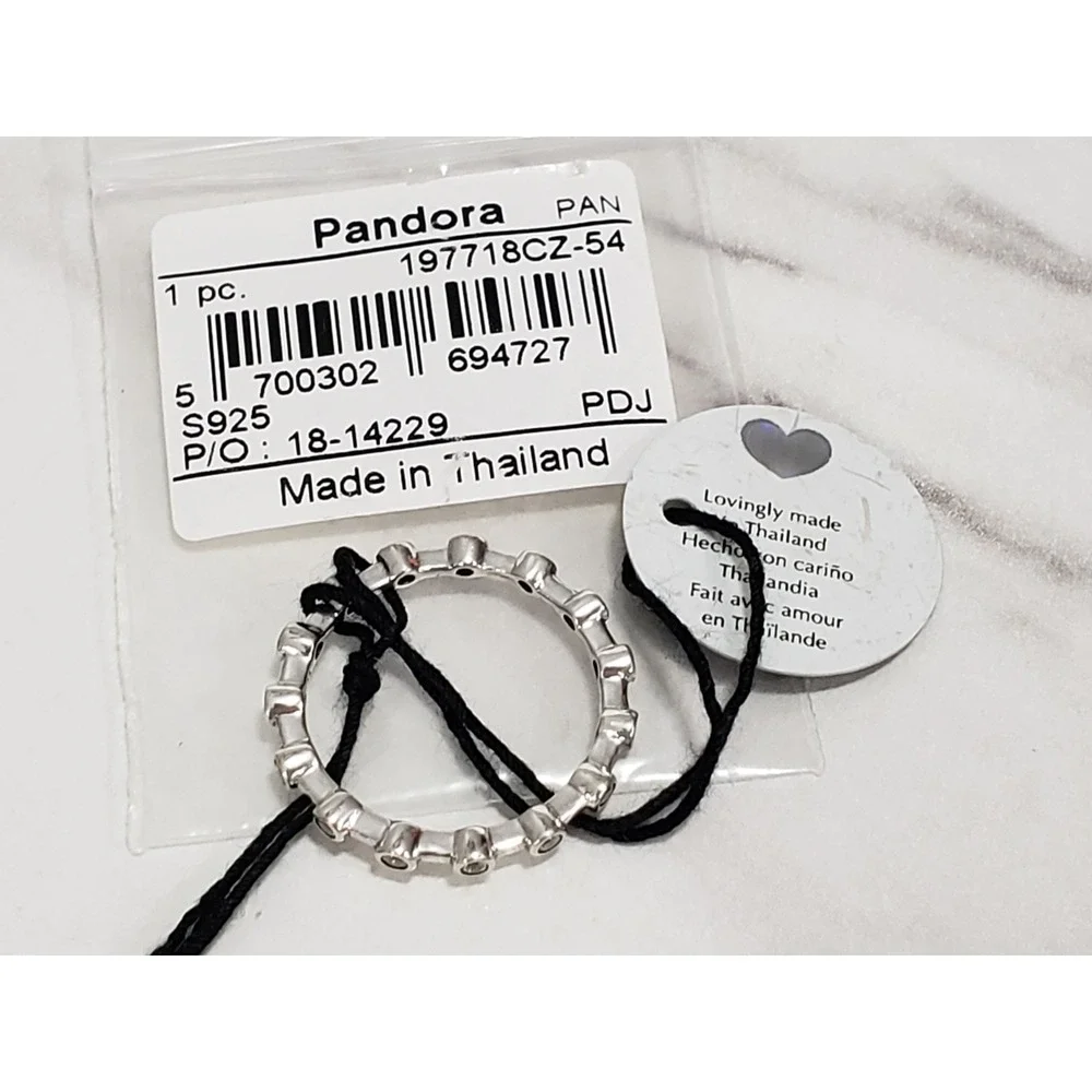 NEW Pandora Dazzling Dots‎ Ring 197718CZ SIZE 54 / 7 Dainty